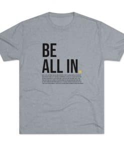 Be All In Grey Shirt